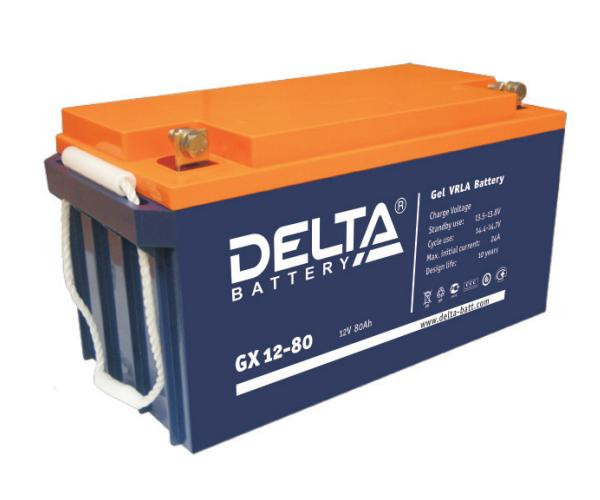 Аккумулятор гелевый Delta GX 12-80