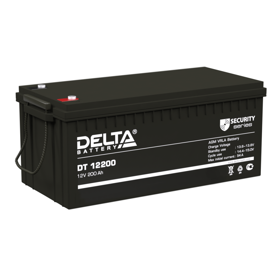Аккумулятор для ибп 12 вольт 200 ампер - DELTA DT 12200
