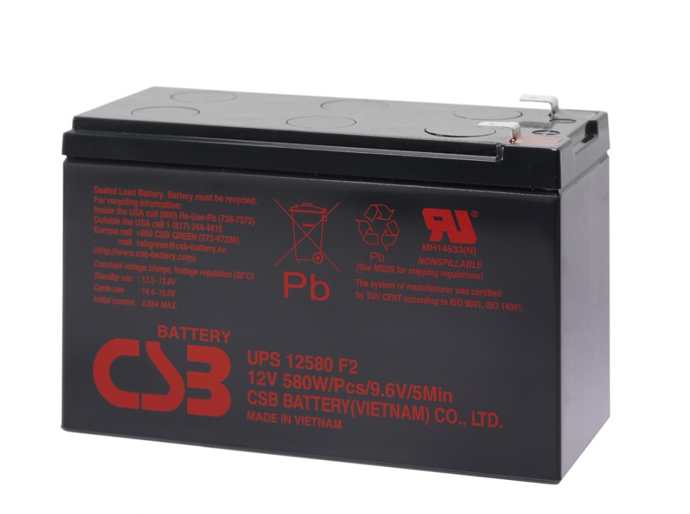 Аккумулятор CSB UPS 12580