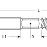 ЗУБР М8 x 60 мм, сантехническая шпилька, 1800 шт (37870-08-060-1800)